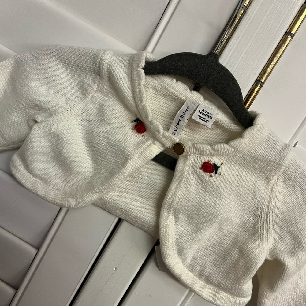 NWOT Janie & Jack Baby Cardigan Sweater